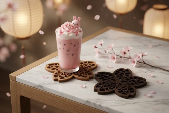 Download Sakura Mandala Coaster Laser Cutter SVG - Laser cut Collection