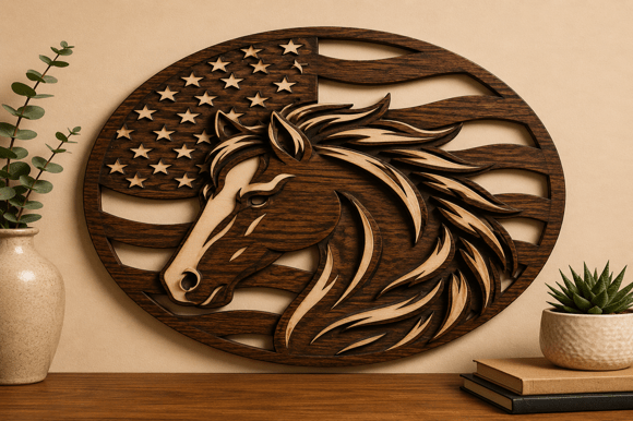 Download Horse Wall Art SVG Laser Cut File - Laser cut Collection