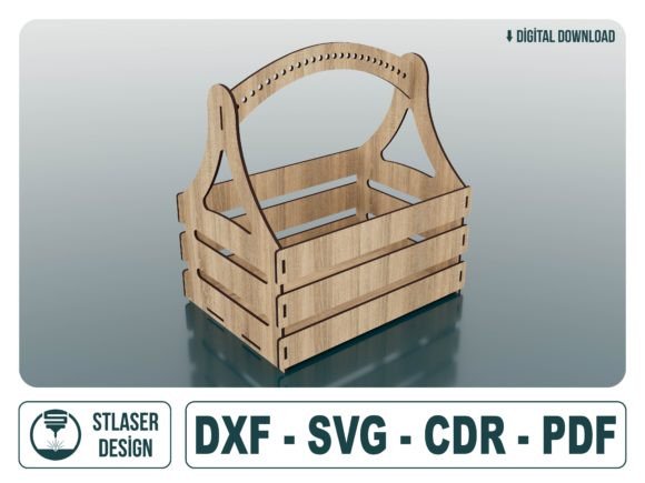 Download Laser Cut Wooden Basket - Laser cut Collection