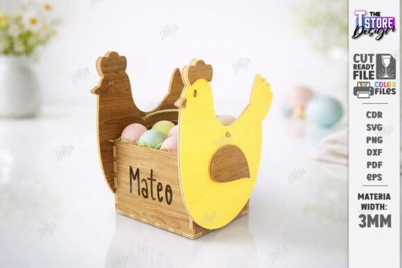 Download Personalized Easter Basket Laser Cut - Laser cut Collection