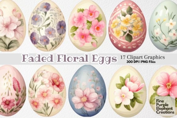 Download Cute Shabby Chic Easter Eggs PNG Clipart - Shabby chic easter Collection