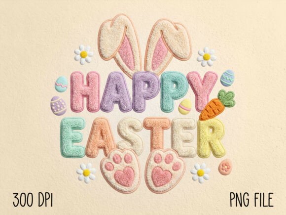 Download Faux Yarn Happy Easter Sublimation PNG - Easter sublimation png Collection