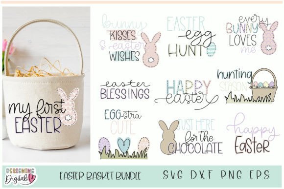 Download Easter Basket SVG, Easter Basket Tag - Easter basket svg Collection