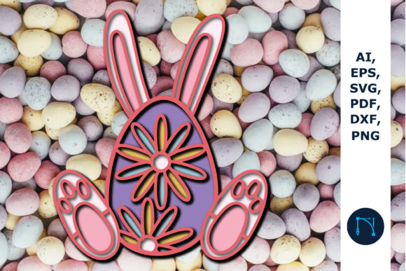 Download 3D Easter Eggs Paper/laser Cut SVG - Laser cut Collection