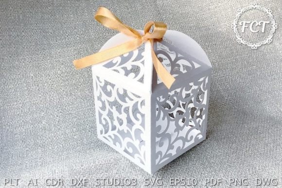 Download Wedding Favor Box SVG Cricut Laser Cut - Laser cut Collection