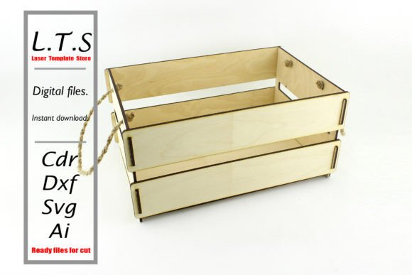Download Box, Basket. Laser Cut Vector Model - Laser cut Collection
