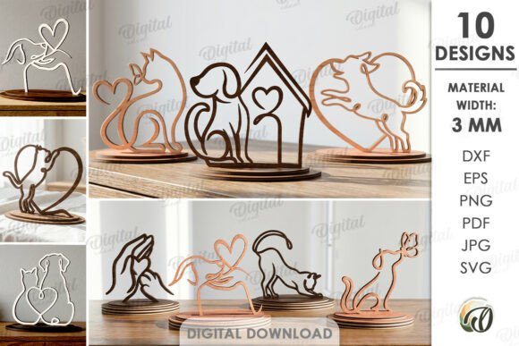 Download Perts Line Art Bundle Laser Cut - Laser cut Collection