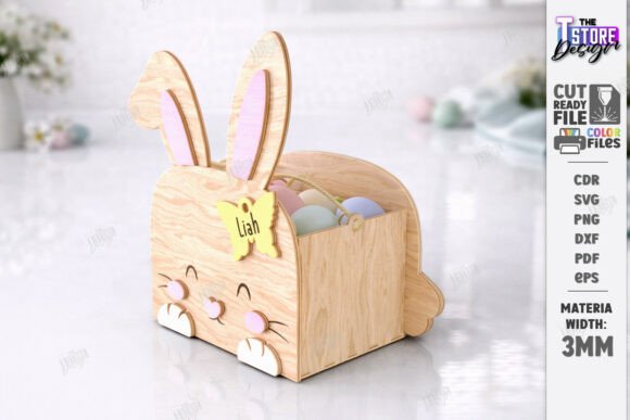 Download Personalized Easter Basket Laser Cut - Laser cut Collection