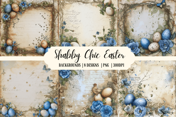 Download Shabby Chic Easter Background - Shabby chic easter Collection