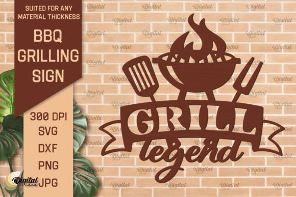 Download BBQ Grilling Sign SVG Laser Cut Files - Laser cut Collection