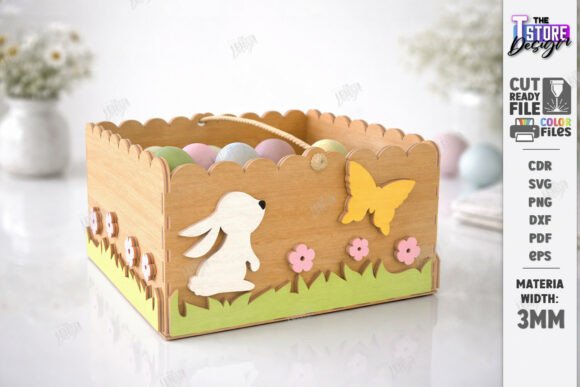 Download Personalized Easter Basket Laser Cut - Laser cut Collection