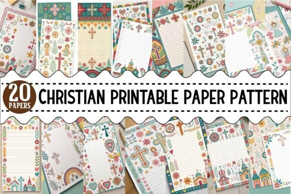 Download Christian Printable Paper,Pattern Bundle - Premium Resources